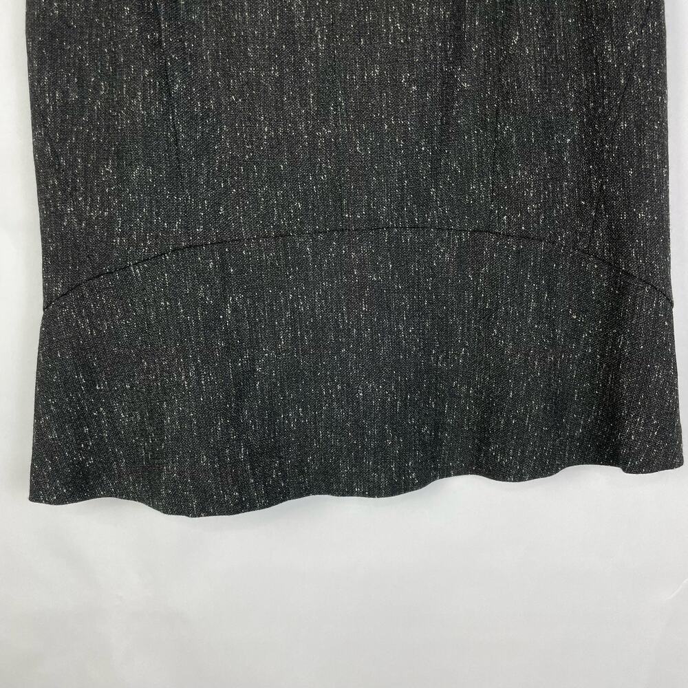 T Tahari NEW Jordana Black Speckled Corpcore Career Classic Office Pencil Skirt - Picture 5 of 9